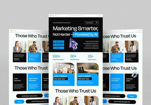 Responsive Email Newsletter Template for Marketing and Promotion