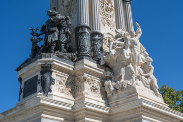 Madrid, Spain: Monument to Alfonso XII , Retiro Park