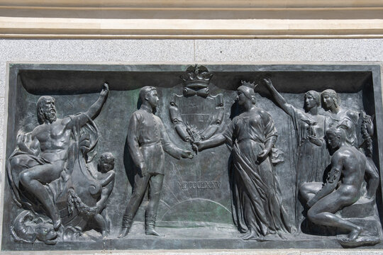 Madrid, Spain: Monument to Alfonso XII, Retiro Park
