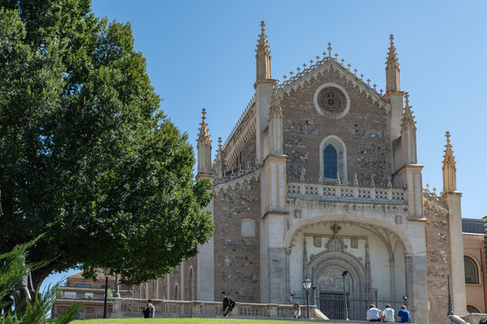 Madrid, Spain: San Jeronimo Church near Prado Museum (Spanish: Iglesia de San Jer&oacute;nimo el Real)