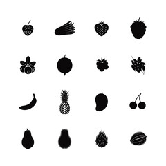 set of fruits