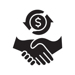 Business Collaboration Icon Vector Illustration