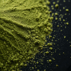 Vibrant Green Powder Texture Vector Graphic Background