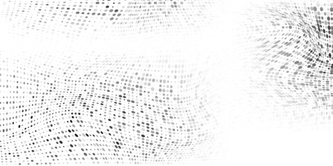 Mesh black and white shadow halftones retro pop art funky urban colorful comic book. Dotted halftone gradient texture design abstract simple