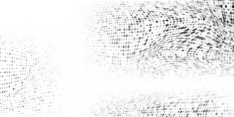 Mesh black and white shadow halftones retro pop art funky urban colorful comic book. Dotted halftone gradient texture design abstract