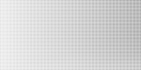 Modern beautiful black and white shadow halftones retro pop art funky urban colorful comic book. Dotted halftone gradient texture. Vanishing polka dot background simple abstract