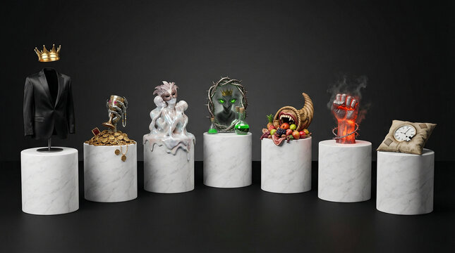 Absurd surrealism, seven deadly sins