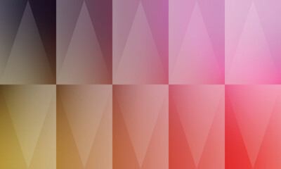 Obraz premium Abstract Geometric Background with Triangular Patterns and Vibrant Multi-Color Gradient. Creative modern background. Clean minimalist geometric graphic. Wallpaper design. Vector