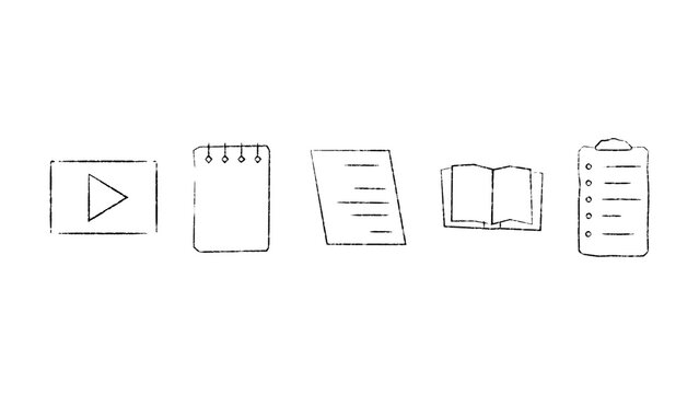 Hand Drawn Content Written and Video