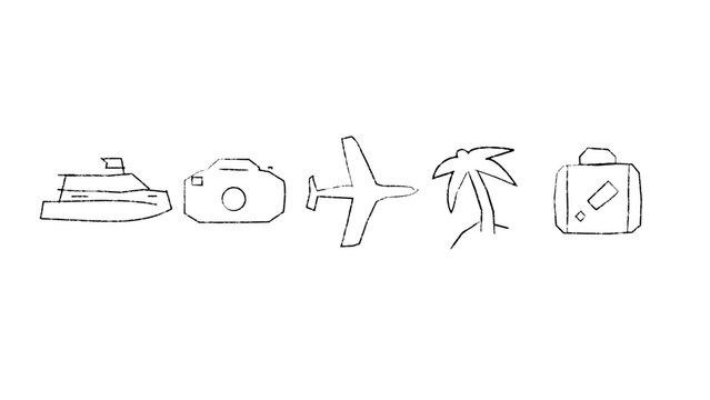 Hand Drawn Travel and Leisure