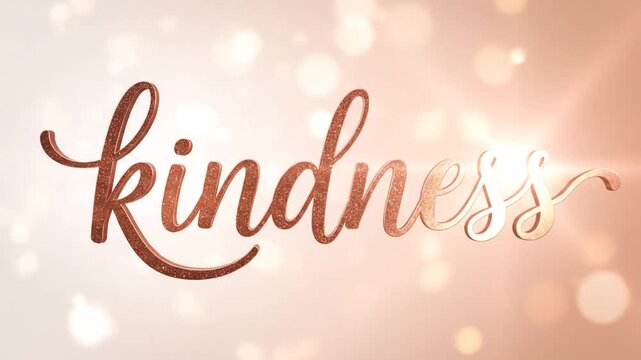 Representing Kindness in Soft Golden Light