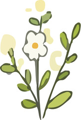 vector illustration of a flower