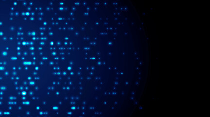 Blue neon glowing futuristic particles abstract background © Abstractory Visuals