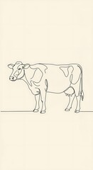 一筆描き、牧場の静寂 (Hitofudegaki, Bokujō no Shijaku)