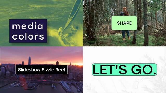 Slideshow Sizzle Reel with Title