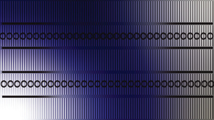 Luxury Industrial Style Blue and White Striped Abstract Wallpaper