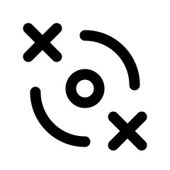 agency outline icon set