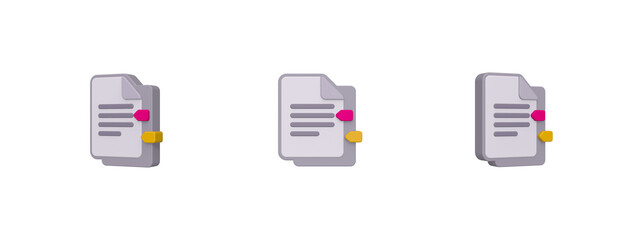 Fototapeta premium bookmark tabs