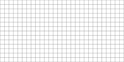 A seamless white squared paper texture features a blank grid pattern on an empty notebook page design for school education and business graph illustrations