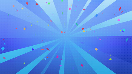 集中線, 漫画, 黄色, 光, 横線, 効果線, レーヨン, イラスト, サマータイム, 紙吹雪, 