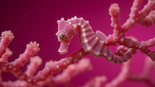 tiny pygmy seahorse