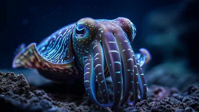 dark moody cuttlefish colors