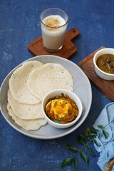 Kerala Breakfast Appam and egg roast | Vellayappam and Egg curry