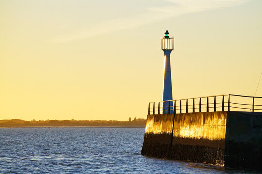 Fouras lighthouse in Charente Maritime coast 