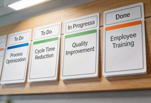 Streamlining Workplace Efficiency Through Lean Management Techniques Featuring Process Optimization Cycle Time Reduction and Quality Improvement Concepts