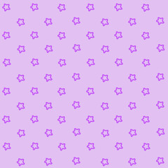 Seamless Light Purple Star Pattern Background