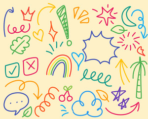 Obraz premium doodle art illustration