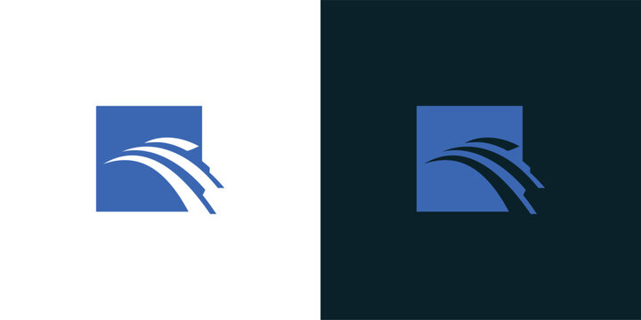financial statistic graph logo design