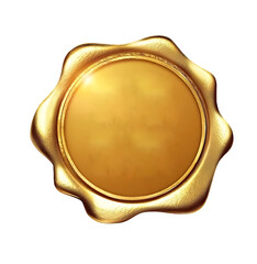 Golden Seal of Authenticity: A close-up shot of a pristine golden seal, a symbol of quality and legitimacy, radiates an aura of trust and authority.