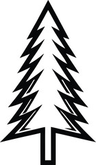Fototapeta premium christmas tree vector