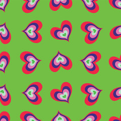 seamless pattern with hearts love