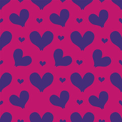 seamless pattern with hearts