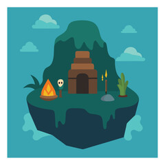 vector illustration of a house