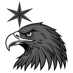 Obraz premium The Silent Command of the Mountain King Beneath the Silver Star