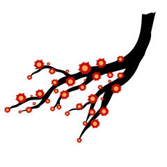 New Year Blossom Tree Branch