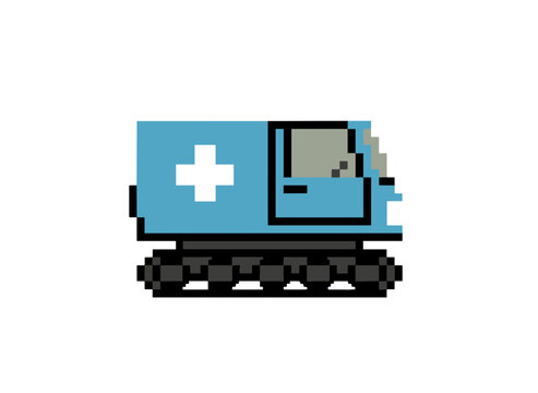 Pixel ambulance set, emergency ambulance, medical transport, emergency vehicle, hospital rescue service, urgent care response, paramedic transport, lifesaving service, emergency healthcare, city ambul