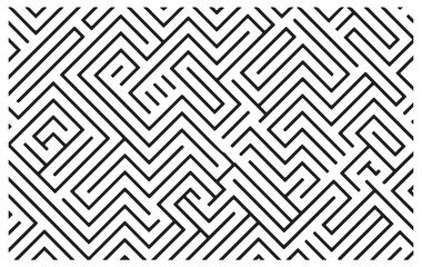 Complex geometric pattern with interconnected lines