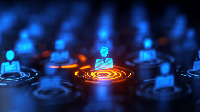 Selected professional profile in a hiring system representing talent selection and strategic recruitment.
