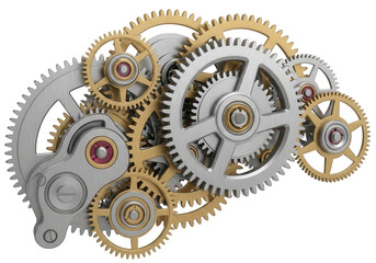 Crown of thorns, isolated on white background