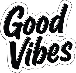Simple Good Vibes Design