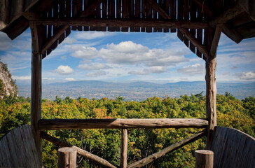Hudson Valley Lookout Point, Fall Colors, in Upstate New York