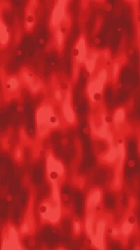 Abstract Red Texture Creating Dynamic Visual Rhythm in Close Up Setting
