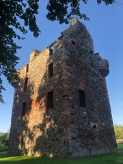 Obraz premium Greenknowe Tower, Scottish Borders
