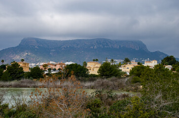 Paisaje en la subida al Pe&ntilde;&oacute;n de Ifach en Calpe, Alicante