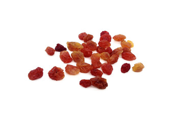 Raisin isolated on white background with clipping path. 
