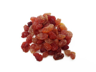 Raisin isolated on white background with clipping path. 